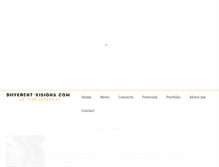 Tablet Screenshot of different-visions.com